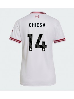 Ženski Nogometna dresi replika Liverpool Federico Chiesa #14 Gostujoči 2026-27 Kratek rokav Ženski Nogometna dresi replika Liverpool Federico Chiesa #14 Gostujoči 2026-27 Kratek rokav